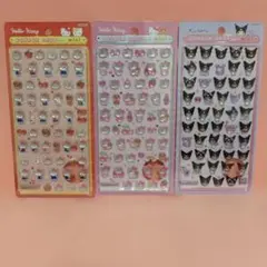 正規品　ボンボンドロップシール　ミニ　キティ　クロミ