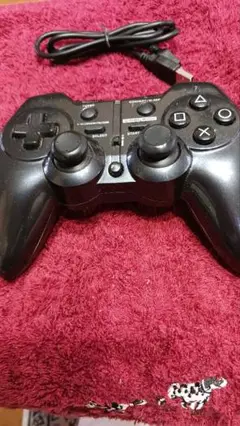PS3 USB接続 ブラックコントローラー