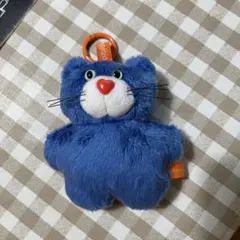 mojojojo マスコットぬいぐるみ ねこ　青　Nicky