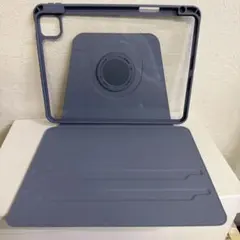 【360度回転・分離型】MALEDAN iPadケース ネイビー