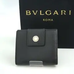 ✨美品✨　BVLGARI ミニ財布　クラシコ　ロゴマニア　サークルロゴ