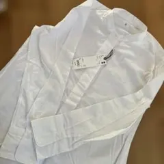 UNIQLO +J スーピマコットン スタンドカラーシャツ ホワイト L
