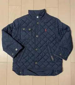 【RALPH LAUREN】ラルフ　キルティングジャケット 紺色　110センチ