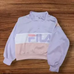 ​FILA キッズ ハーフジップ トレーナー 140 パステル Ki675のサムネイル