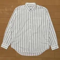 Yves Saint Laurent ストライプ シャツ L ホワイト パープルのサムネイル