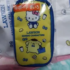 サンリオ　当たりくじ　ローソン ポーチ きいろ