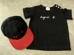 agnès b. Tシャツとキャップセット