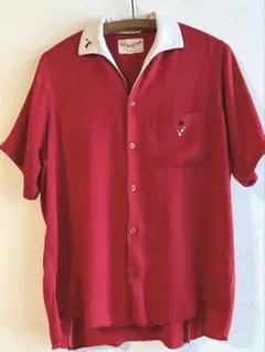50s Air Flo Rayon Bowling Shirt ボーリングシャツ - メルカリ
