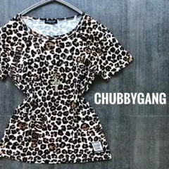 CHUBBYGANG ヒョウ柄　ピチT ドクロ　平成　女児　y2k グランジのサムネイル