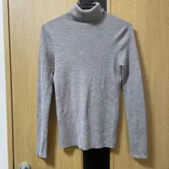 【美品】Spick & Span タートルネックニット グレー