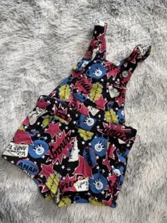 アナップ　サロペット　総柄