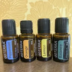 ドテラ doTERRA ローズマリー&オレンジ&ラベンダー&レモン15ml 新品