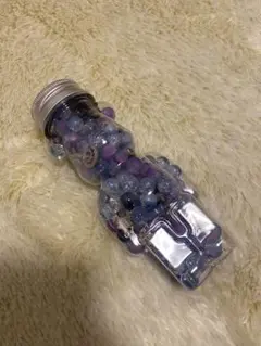 クマボトル ビーズ 紫 青系