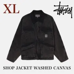 【STUSSY】ウォッシュド　ワークジャケット　Mサイズ　ステッカー付 8015000818977_1.jpg?v=