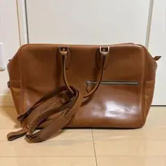 万双　双鞣和地ボストンバッグ