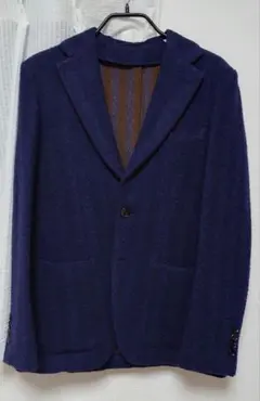 【トゥモローランド】ネイビー テーラードジャケット