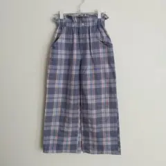 チェックパンツ