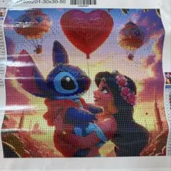 【早い者勝ち‼️】スティッチ ダイヤモンドアートキット 30x30cm