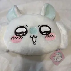 新品 タグ付き ちいかわ　モモンガだらけくじ C賞　おかおクッション ッパーン‼︎