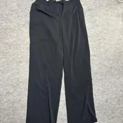 ブラックカジュアルパンツ 薄手
