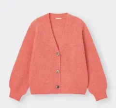 GU パフィータッチパフスリーブカーディガン　サイズM