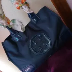 Tory Burch ネイビー トートバッグ