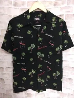 矢沢永吉 レーヨン100% バックネームロゴ刺繍入り アロハシャツのサムネイル