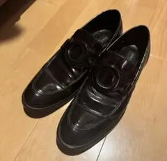 DOLCE&GABBANA パテントレザーローファー　ブラウンのサムネイル