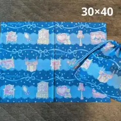 ランチョンマット＆給食袋セット　女の子　ハンドメイド　小学校　幼稚園　保育園