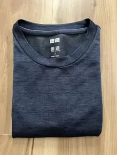 ユニクロ　ドライEX Tシャツ Sサイズ　ネイビー
