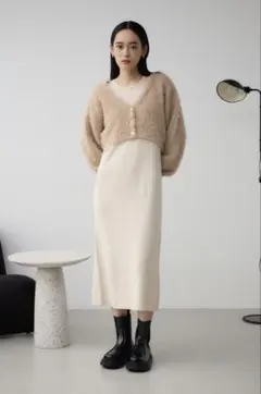 AZUL BY MOUSSYシャギーセットニットワンピース