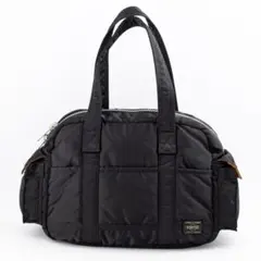 A483【美品】ポーター／タンカー　ボストンバッグ　ダッフル　ナイロン　ブラック