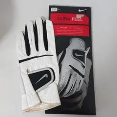R658　Nike Dura Feel ゴルフグローブ ホワイト