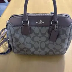 COACH シグネチャー 2way ミニボストンバッグ