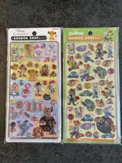 ディズニー　ボンボンドロップシール　クラシック　ズートピア　正規品