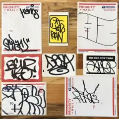 ② グラフィティー 手描きステッカー 8枚セット graffiti グラフィティ