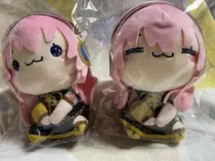 初音ミクシリーズ　もちぴこぬいぐるみ　巡音ルカ　2種セット