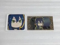 ツイステ スクエアバッジ ぺたコレ ステッカー マレウス セット