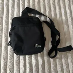 Lacoste ブラック ショルダーバッグ