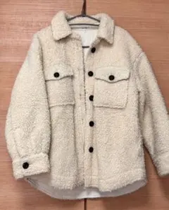 MOUSSY ボアジャケット F クリーム