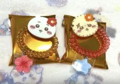 ちいかわ　シーサーのおみやげやさん　トレーディングコイルヘアゴム　2点セット