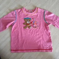 ミキハウス 長袖カットソー 100cm ピンク