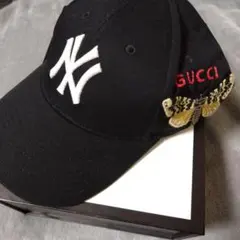 GUCCI グッチ NY ニューヨークヤンキース キャップ 帽子 ピンク うさぎ GUCCI グッチ NY ニューヨークヤンキース キャップ 帽子 ピンク うさぎ