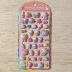 【値下げ不可】サンリオ コットンパフィーシール ハローキティ