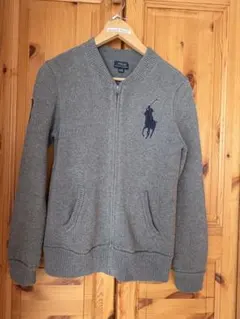 Polo Ralph Lauren グレー ジップアップカーディガン