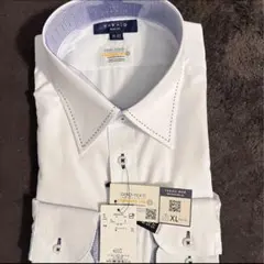 形状記憶 長袖 白