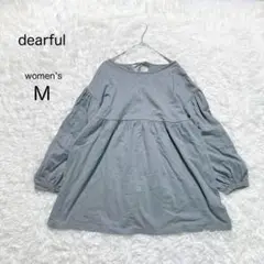 【ディアフル】チュニック トップス【M】綿Aライン ナチュラル ゆるかわ
