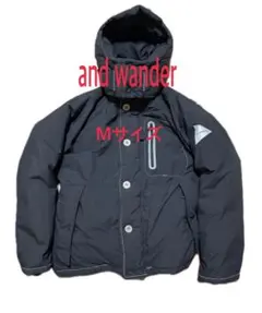 and wander*タフタダウンジャケットコート*00*アンドワンダー and wander アンドワンダー tough down jacket ダウンジャケット