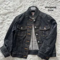 VIVIENNE TAM デニムジャケット ドラゴン　Gジャン　サイズ1 2026年最新】Vivienne Tam レディース Gジャン・デニムジャケット