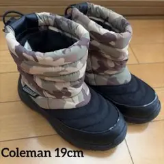 迷彩スノーブーツ コールマン　19cm